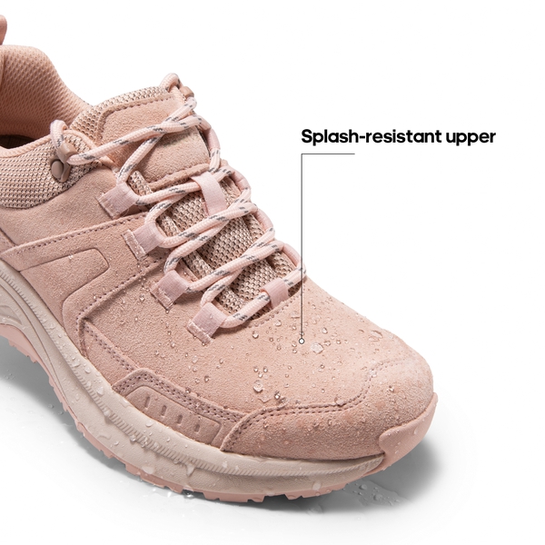 Women's Water-Resistant Lightweight Hiking Shoes - VINTAGE PINK - 3